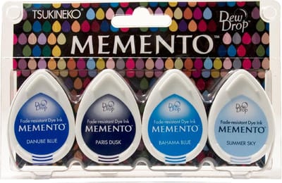 4 - pack memento dewdrops - Memento Tsukineko dew drop stempelkussens