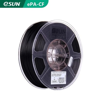 eSUN Koolstofvezel gevuld nylon filament PA-CF 1,75 mm 3D-printerfilament, 1 kg 2,2 LBS spoel 3D-printfilament voor 3D-printers