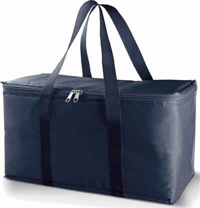 Quadra Grote koeltas - navy blauw - 17 liter - 39 x 22 x 19 cm - Koeltassen voor onderweg - op het strand