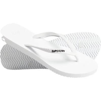 Superdry Vintage Classic Slippers Wit EU 36-37 Vrouw