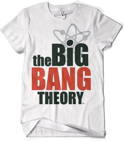 The Big Bang Theory Heren Tshirt -M- Logo Wit