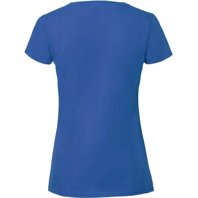 Fruit Of The Loom Vrouwen / Dames Ringgesponnen Premium T-Shirt (Colbalt)