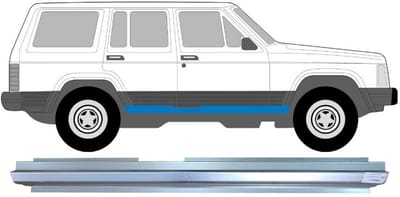 Reparatie dorpel voor Jeep Cherokee 1984-2001 / Rechts