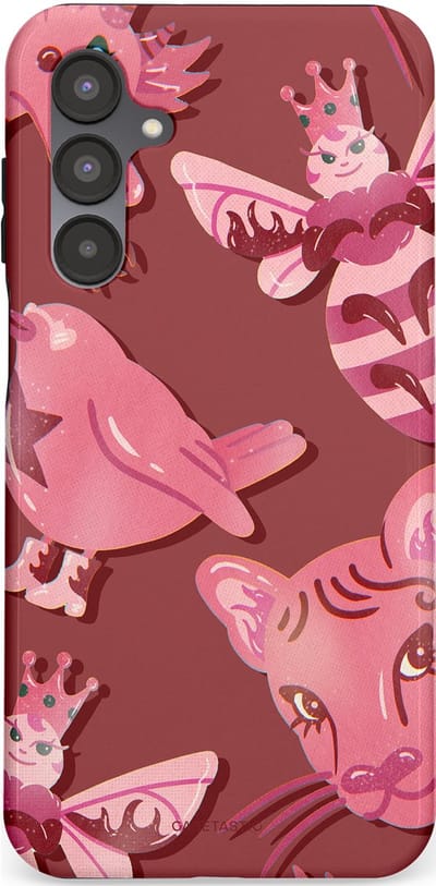 Casetastic Hoesje Geschikt voor Samsung A16 - Stijlvolle Beschermende Duo-layer Case - Luxe dieren
