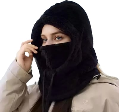 Verstelbare Wintermuts met Warme Voering – Winddichte Ski Gezichtsbedekking, Thermische Muts voor Heren en Dames, Outdoor & Snowboard