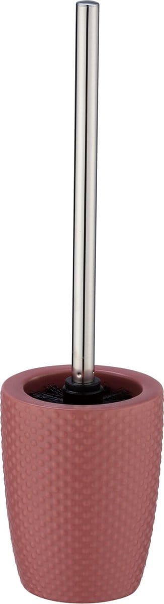 WENKO WC-garnituur Punto Ash Rose - WC-borstelhouder, keramiek, 11 x 41 x 11 cm, roze