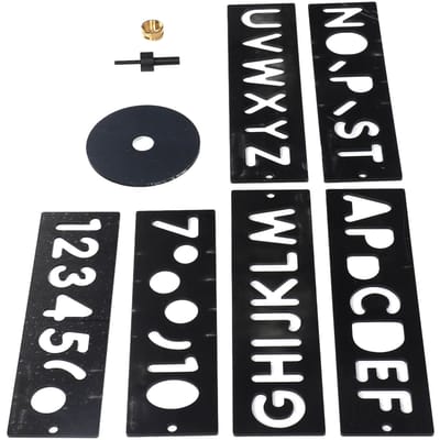 Kit de fabrication de panneaux en plastique découpé au laser, modèle léger pour la gravure de panneaux d'affichage, pour le travail du bois
