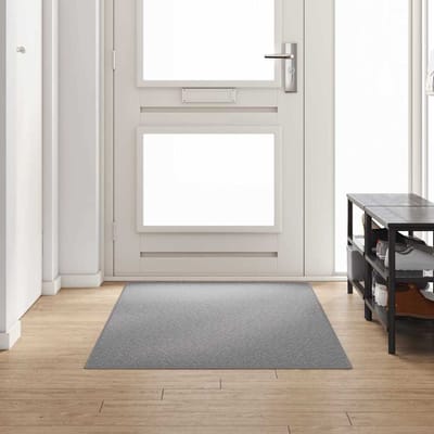 vidaXL - Tapijt - Loper - Lichtgrijs - 100 - x - 250 - cm - 100% - Polypropyleen