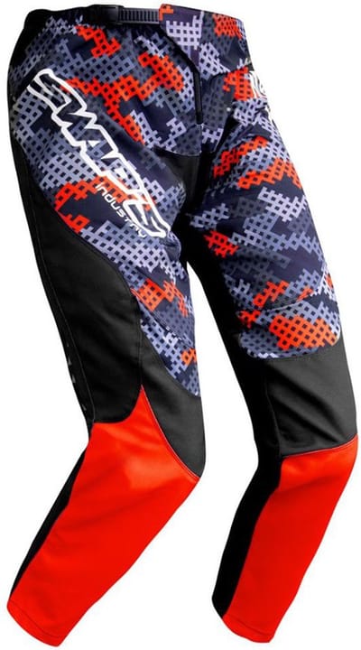Pantalon moto cross Swaps Camo Kid rouge pour moto cross TT Taille L Enfant Neuf