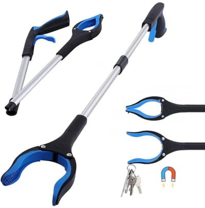 Uitschuifbare Vuilnisgrijper 83 cm met Magnetische Tips voor Ouderen en Gehandicapten