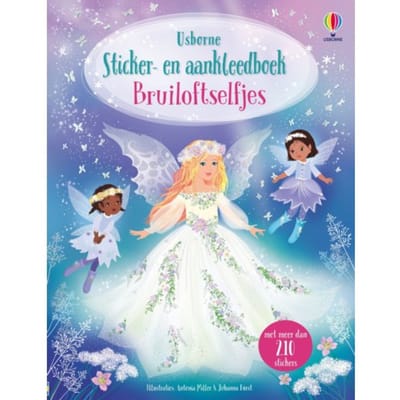 Bruiloftselfjes - Sticker- En Aankleedboek
