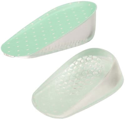 Dailygoods- Inlegzolen Hoogteverhoging 3,5 cm - Siliconengel - Ademend - Antimicrobieel - Hielkussen - Universeel voor verschillende schoenen - Hielverhogers
