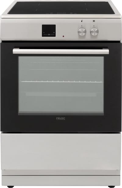 Frilec KÖLN-ECI60-60I - Vrijstaand Inductie Fornuis - Elektrische Oven - 4 kookzones - Inox