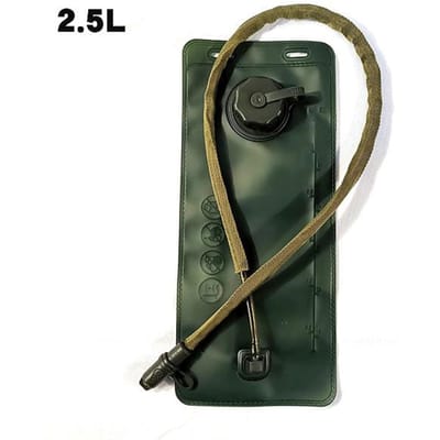 2L 2.5L 3L Waterzak Waterreservoir Hydratatiepakket Opbergtas BPA-vrij Opvouwbaar Kamperen Hardlopen Hydratatievest Rugzak 2.5L black
