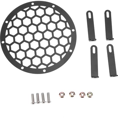Motorfiets Koplampbeschermer CNC Aluminiumlegering Bescherm Licht Vervanging voor REBEL500 300 CMX500 300 2017‑2020 black
