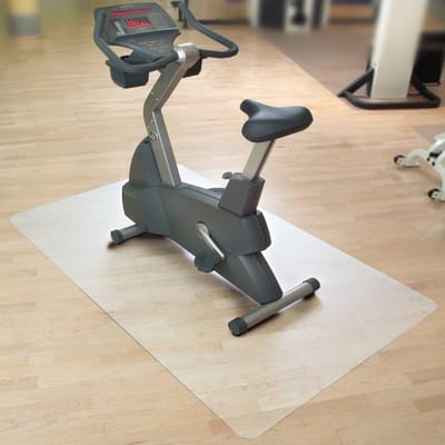 Vloermat voor Hometrainer en Fitnessapparaten - Semi-Transparant 90 x 114 cm