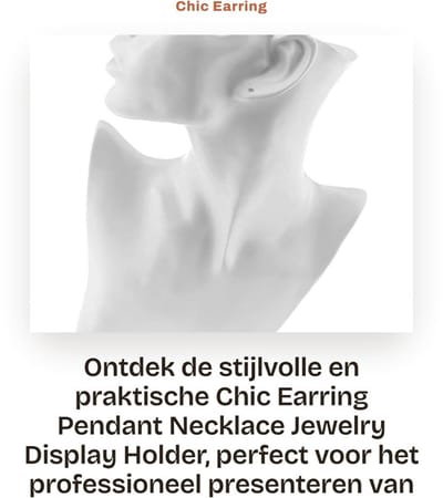 Dailygoods- Sieradenhouder Professionele Presentatie - Sieradenrek - Armband Houder - Ringenhouder - Sieradenbakje - Geschikt voor Persoonlijk en Zakelijk Gebruik - Sieradenstandaard
