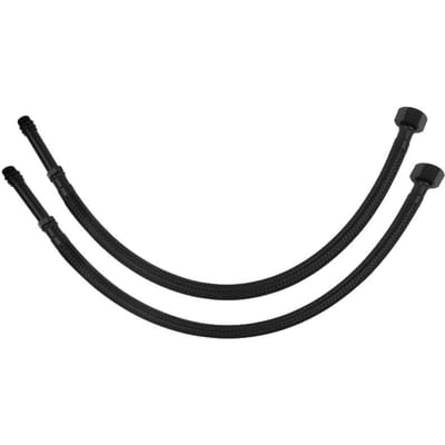 Tycner Series - Flexibele Waterleiding - 60cm - Zwart - Messing - 3/8"x10mm