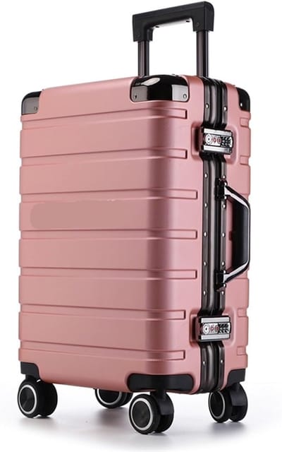Reiskoffer Trolley - Bagage Koffer - Lange Reizen - Stil En Soepel - 24 Inch - Grijs