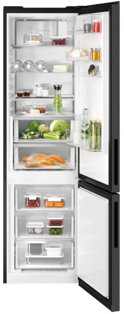 AEG Series 8000 ORC8M362BL - Koel- en vriescombinatie - 363 L - B label - Zwart