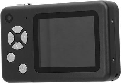 - Full HD 25K 48 MP Videorecorder Selfiecamera | 8X Digitale Zoom- Compacte Mini-camcorder voor Beginners | Kindercadeau (Zwart) met Digitale Puntopnamecamera's