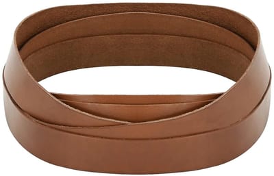 vidaXL - Leren - riem - 1 - Bruin - 500 - x - 2,5 - cm - Leer