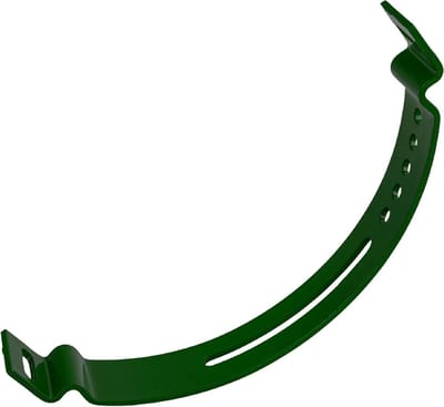 Veiligheidspaalsteun - Schoorsteen steun - Platform nivelleren - Thermisch verzinkt staal - 40mm breed 3mm dik - Donkergroen