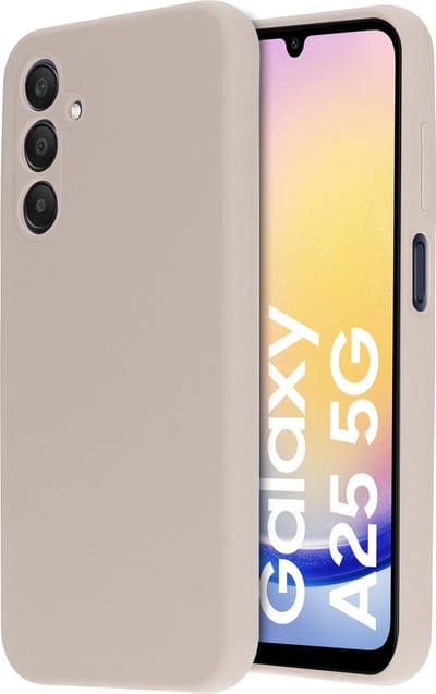 Mobiparts hoesje geschikt voor de Samsung Galaxy A25 - Siliconen - Beige Roze