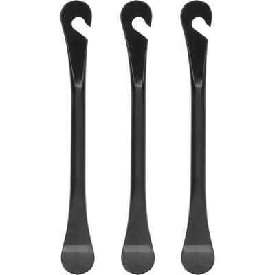 3 stuks Fietsbandenlichters Hoge Hardheid Racefiets Bandenlichter Fietsreparatiegereedschap voor Mountainbike black