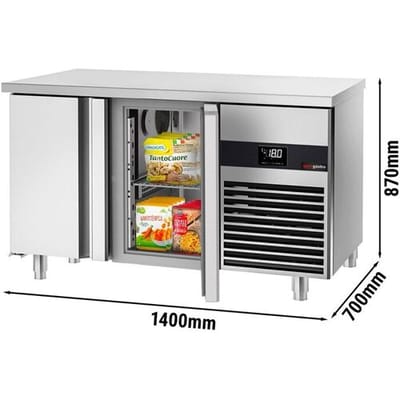 GGM Gastro Tiefkühltisch PREMIUM - 1400x700mm - mit 2 Türen