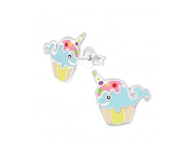 Oorbellen - Kinderoorbellen - 925 Sterling Zilver - Zilver - Whalecorn