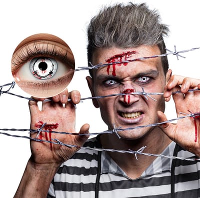 Boland - Paar weeklenzen Imprisoned - Volwassenen - Halloween en Horror - Halloween contactlenzen - Horror