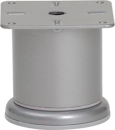 FLE - Stalen meubelpoot grijs rond ø 6 cm en hoogte 6,8 cm