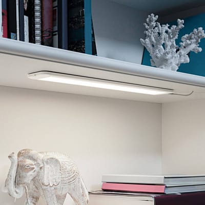 OSRAM SMART+ Wifi onderbouwlamp smal 50x3,75 met TW, in wit met aluminium behuizing, IP20 bescherming voor gebruik binnenshuis, eenvoudig te installeren