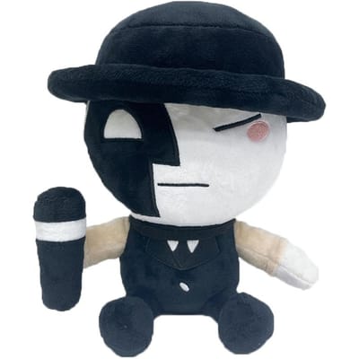 1/20c Doodskop Artful Pluche Beestje 20cm Anime Knuffelpop Schattig Cartoon Speelgoed voor Kinderen Verjaardagscadeaus Decoratie black