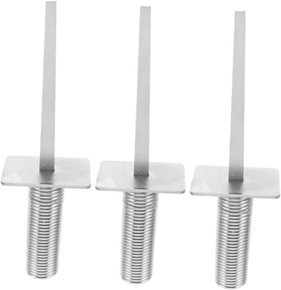 Grondpennen Set - Veerhouders - Sport Training - Veerbelast Ontwerp - 3 Stuks - Zilver