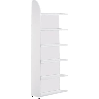 Open kast Dante®, stellingsectie, H 2250 x B 800 mm, achterwand, lichtgrijs