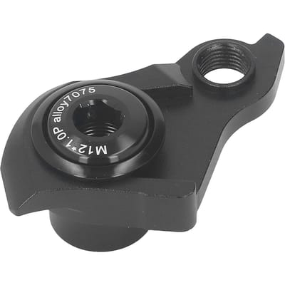 Pattes de dérailleur arrière en alliage d'aluminium pour vélo Crochet de dérailleur de vélo pour cadre Crochet de queue de vitesses de vélo black