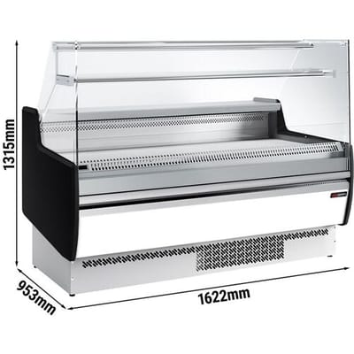 GGM Gastro Kühltheke - 1620mm - 1 Ablage - Frontblende Weiß