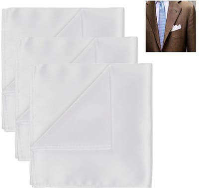 Dailygoody - Pocketdoekjes - Stijlvolle Accessoires - 8.6 Inch Vierkante Doekjes - Geschikt voor Bruiloften - Feesten - Mannen - Set van 3