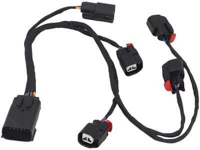 Brandstofinjectorharnas - Motoronderdeel - Motoronderhoud - Directe vervanging - 62 L V8 - Zwart