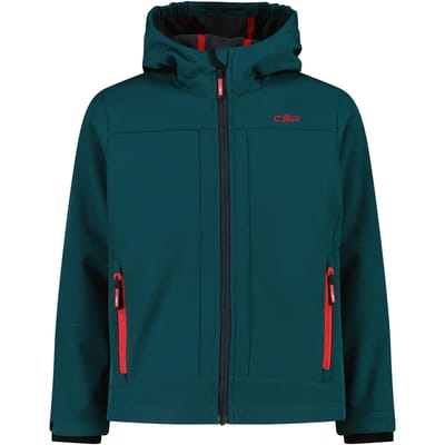 Cmp Fix Hood 3a00094 Softshelljack Blauw 5 Years Jongens,Meisjes