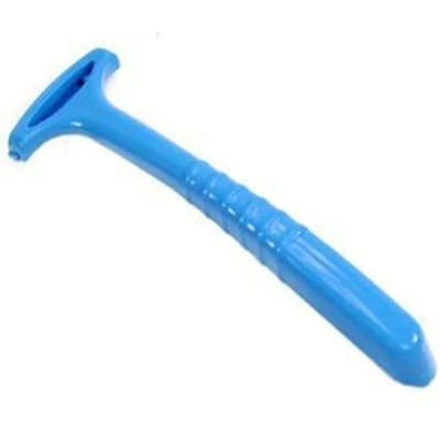 Dode Huid Voetschraper Pedicure Hand Scheermesjes Mes Vijl voor Hielen Verwijderaar Eelt Mes Exfoliërend Gladde Voeten Verzorgingstool blauw