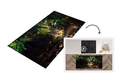 Keukenloper - Loper keuken - Jungle - Zon - India - 120x60 cm - Keukenloper vinyl