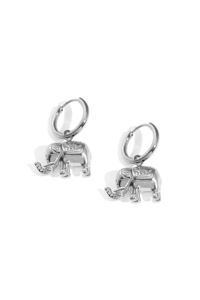 Bijoutheek Oorhangers Olifant Goud
