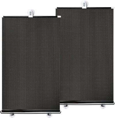 Zonwering voor Auto - Set van 2 Raamshades 40 x 60 cm met 6 Zuignappen voor UV-bescherming en Privacy