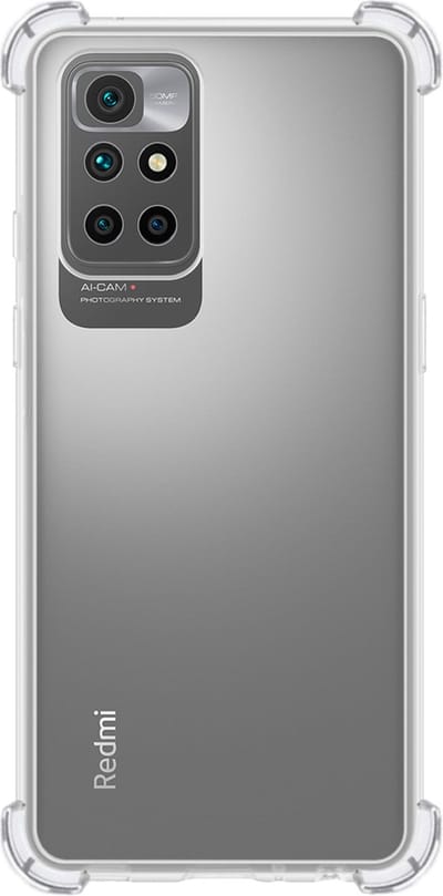 Hoes - Geschikt voor Xiaomi Redmi 10 2022 - Sterk & Shockproof - Siliconen Case - Back Cover - Telefoon Hoesje Shock Proof - Transparant