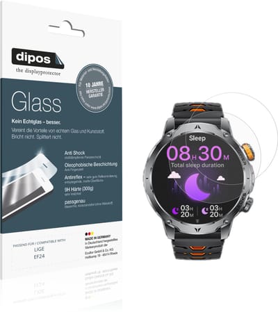 dipos – 2x Matte Pantserfolie geschikt voor LIGE EF24 | 9H Screenprotector