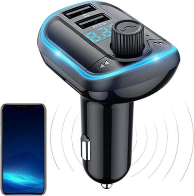 Draadloze Auto Ontvanger - FM Zender MP3 Speler - Muziek Afspelen Auto - Snelladen Dubbele USB