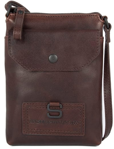Leren Crossbodytas - Myrtle - Donkerbruin